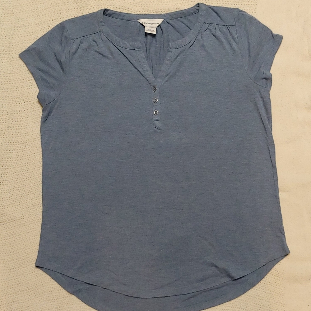 Heather Blue Top